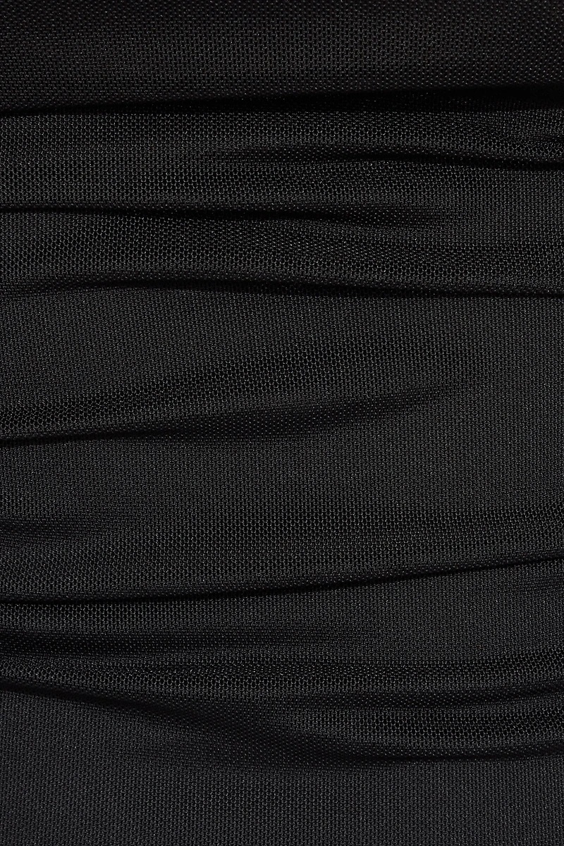 Haut tube froncé en maille