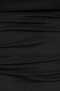 Haut tube froncé en maille