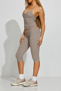 SoftActive Foldover Capris