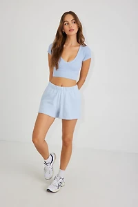 Sonia Seamless Plunge Tee