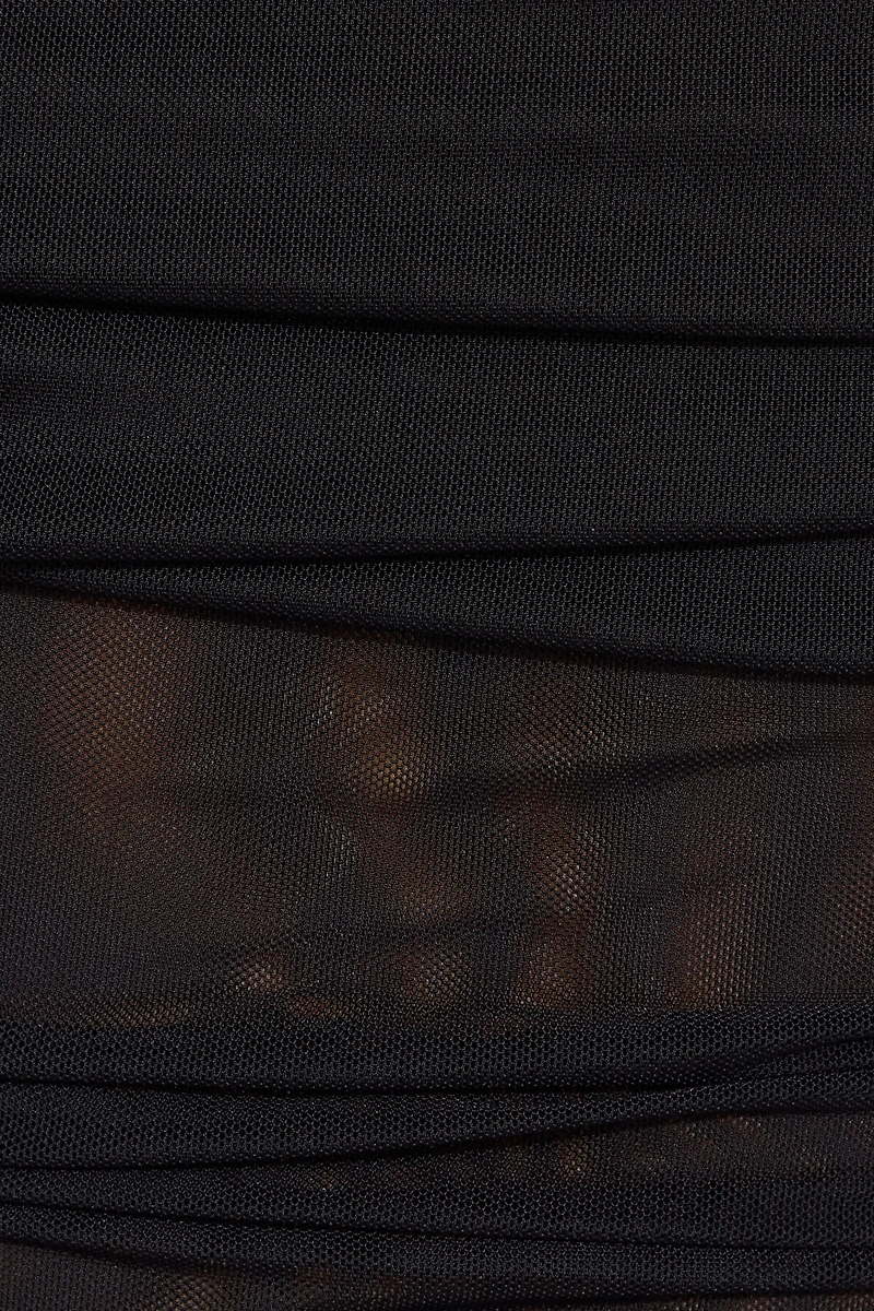 Haut en maille à manches longues à épaules dégagées