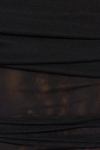 Haut en maille à manches longues à épaules dégagées