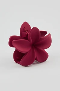 Pince à cheveux fleur mate