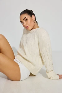 Oversized Cable Sweater