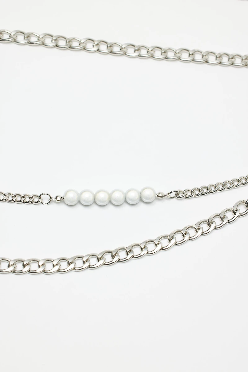 Ceinture chaîne et perle