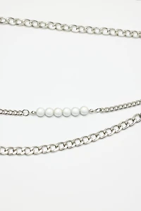 Ceinture chaîne et perle