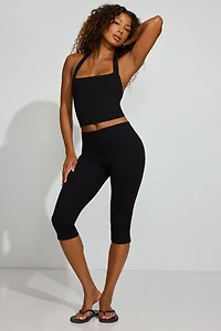 Knit Capri Pants