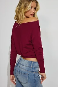 Rae Asymmetric Fine Sweater