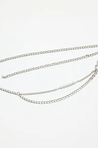 Ceinture chaîne et perle