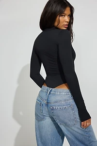 SoftActive Zip Up Long Sleeve Bodysuit