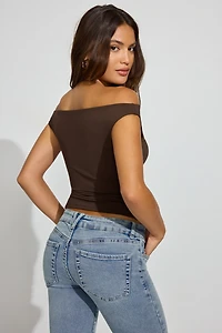 Clean Off Shoulder Top