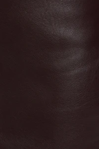 Micro Faux-Leather Bodycon Skort