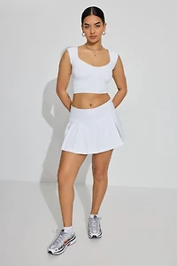 Seamless Cap Sleeve Top