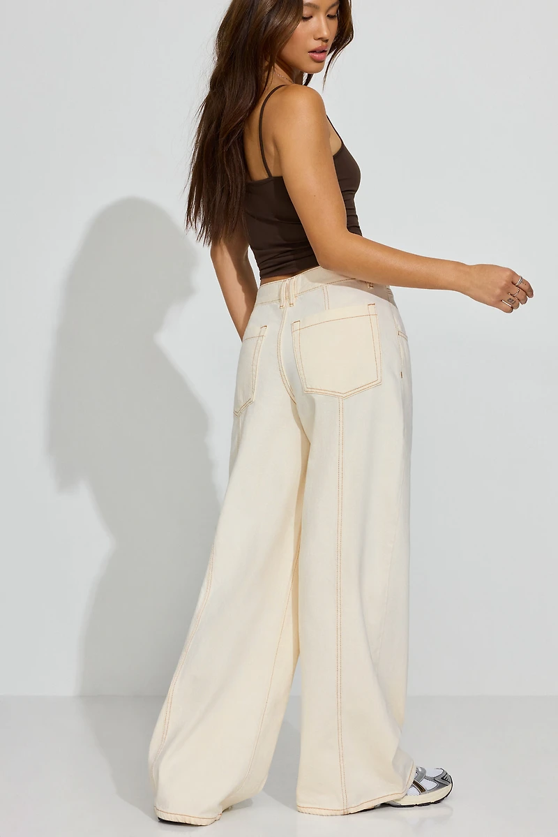Seamed Mega Jeans