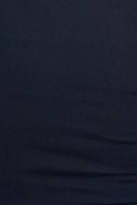 Smooth Open Neck Long Sleeve Tee