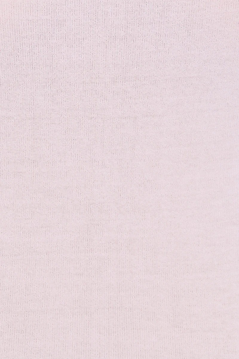 T-shirt écourté à col rond