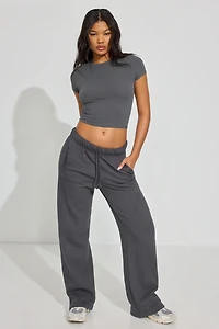 Crewneck Cropped T-Shirt