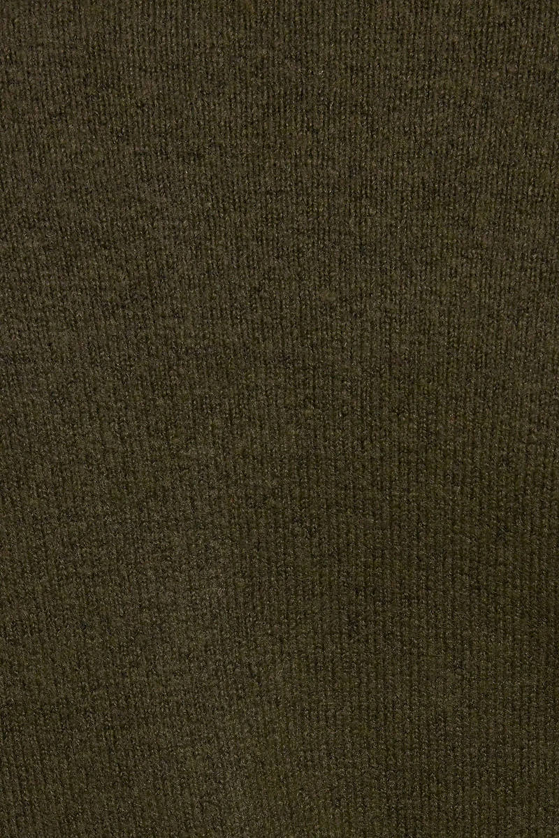 Long Sleeve Spongy Henley Sweater