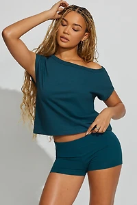 Wide Asymmetric T-Shirt