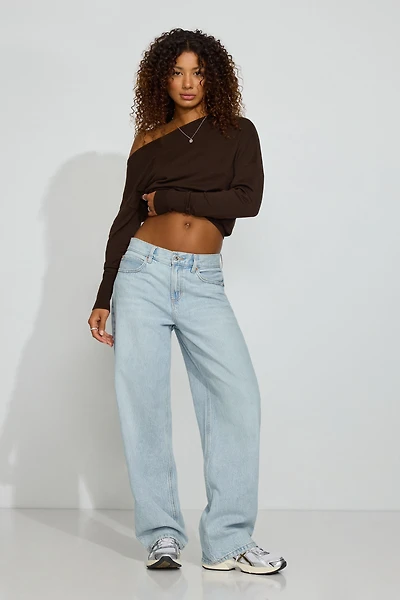 Low Rise Baggy Jeans