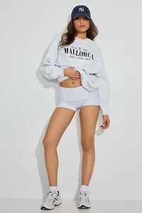 Sweatshirt ample à col rond en SoftTerry