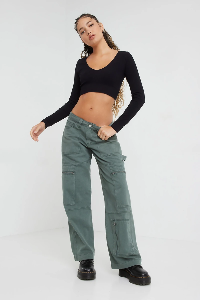 Cargo Pant With Zippers