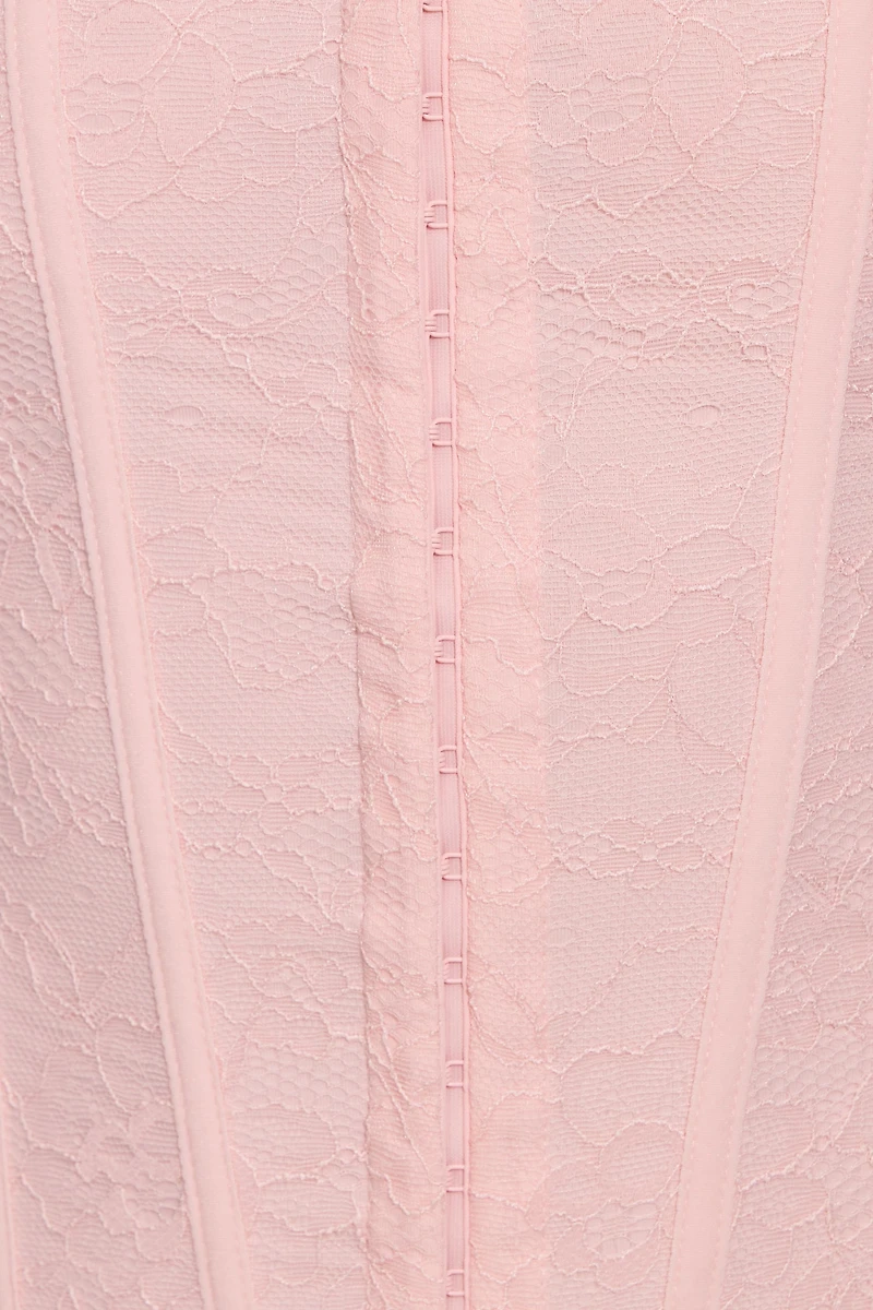 Corset en dentelle sans bretelles Giselle