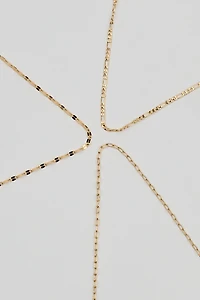Ensemble de 3 chaînes de cheville délicates