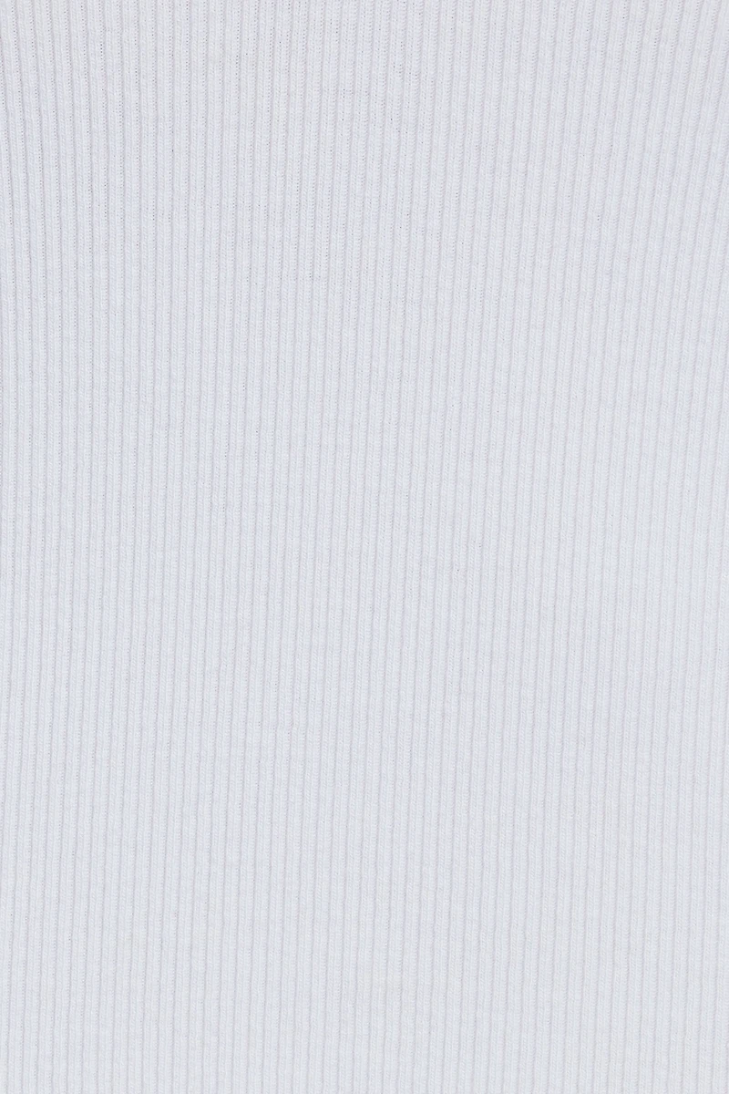 V Neck Ribbed Tee