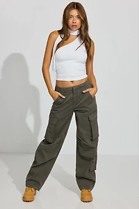 Pantalon cargo à jambe ballon Ashton