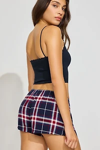 Short en flanelle