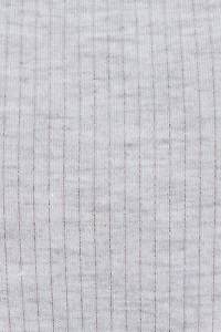 Sheer Ribbed Wrap Long Sleeve Top