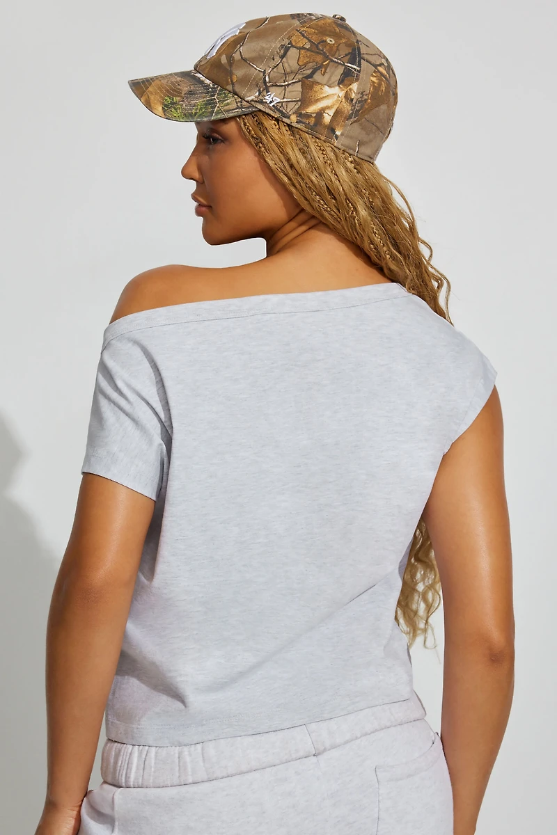 Wide Asymmetric T-Shirt