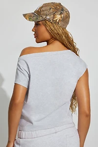 Wide Asymmetric T-Shirt