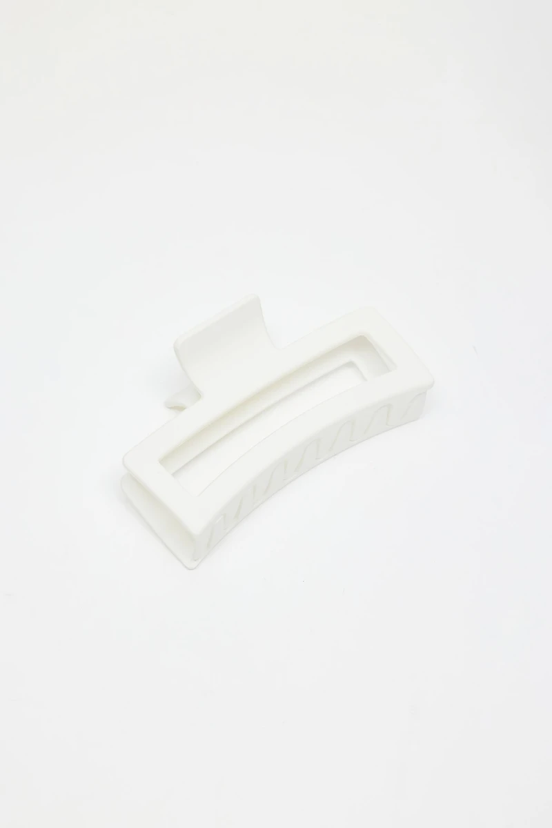 Oversized Rectangle Claw Clip