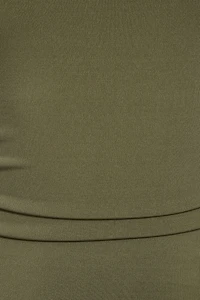 Long Sleeve Cowl Back Top