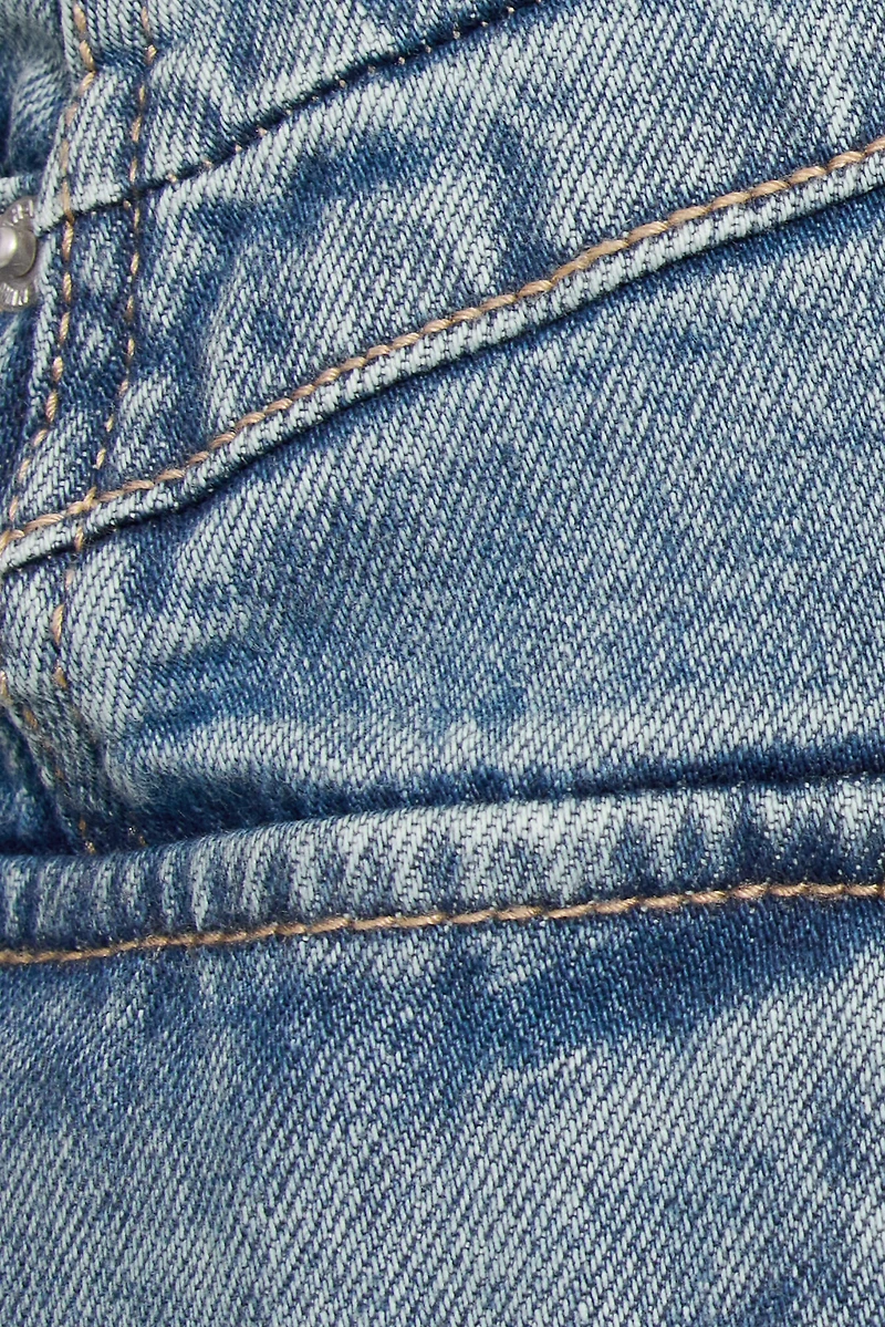 Denim Cargo Skort
