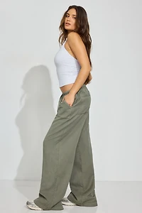 Twill Pull-On Pants