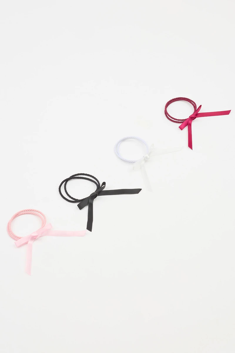 Pack of 8 Mini Bow Elastics