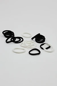 Pack of 18 Seamless Hair Elastics