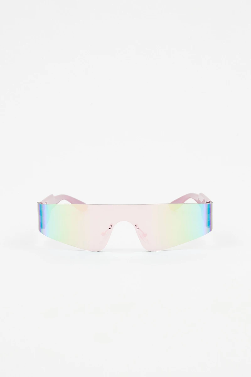 Rimless Futuristic Sunglasses