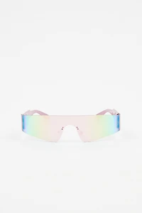 Rimless Futuristic Sunglasses