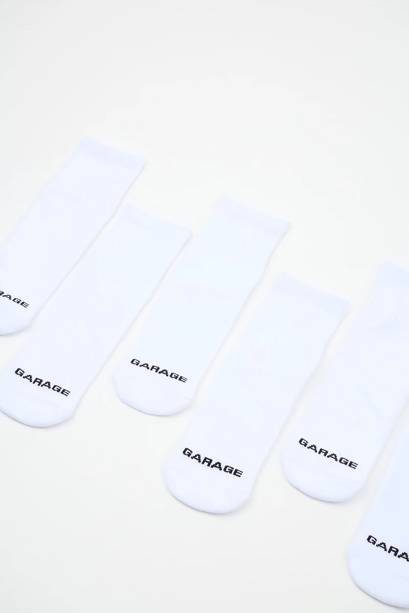 3 paires de chaussettes à logo Garage