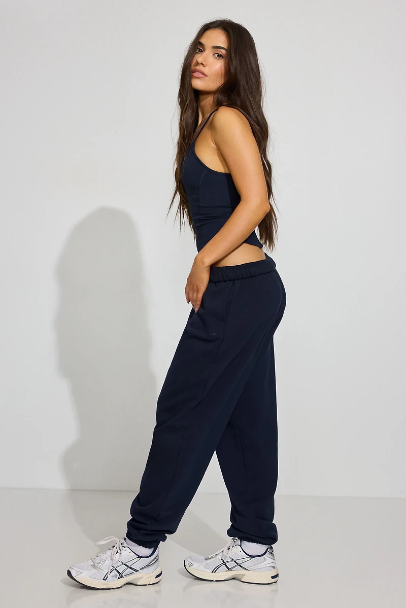 Pantalon de jogging « boyfriend » en tissu UltraFleece