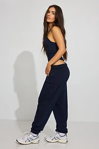Pantalon de jogging « boyfriend » en tissu UltraFleece