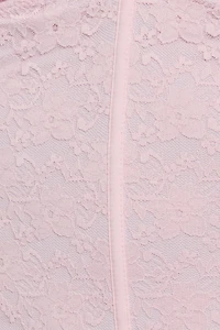 Haut bustier en dentelle à décolleté plongeant