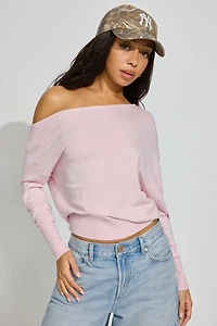 Rae Asymmetric Fine Sweater