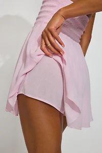 Ayla Halter Smocked Romper Dress