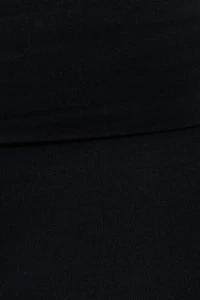 Soft Cotton Fold Over Flare Pants