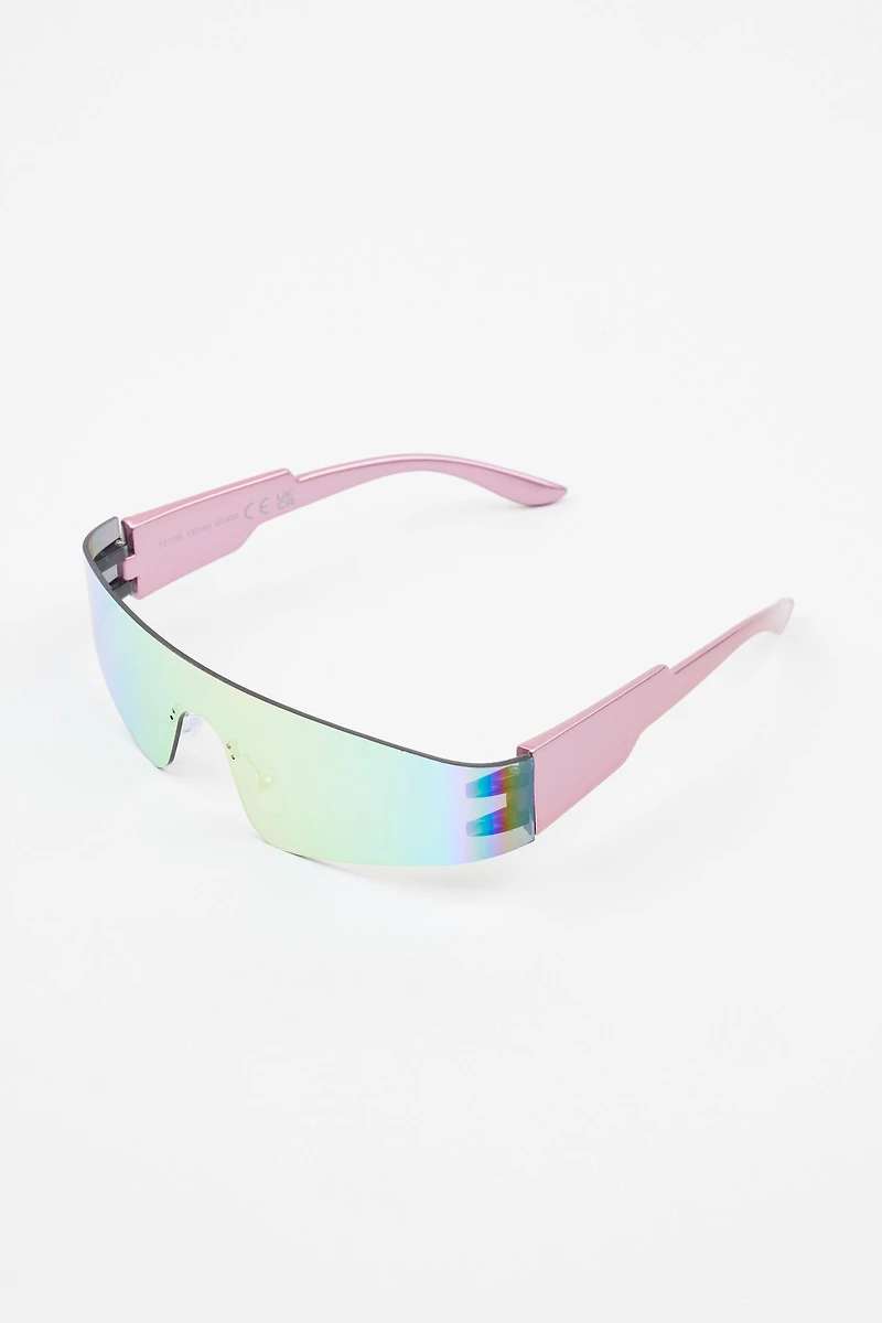 Rimless Futuristic Sunglasses